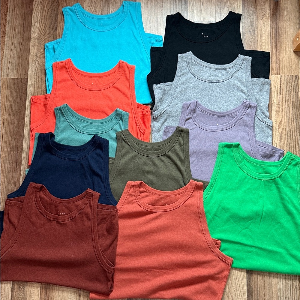 Bundle of A New Day Women's Sleeveless High Neck Tank Tops -